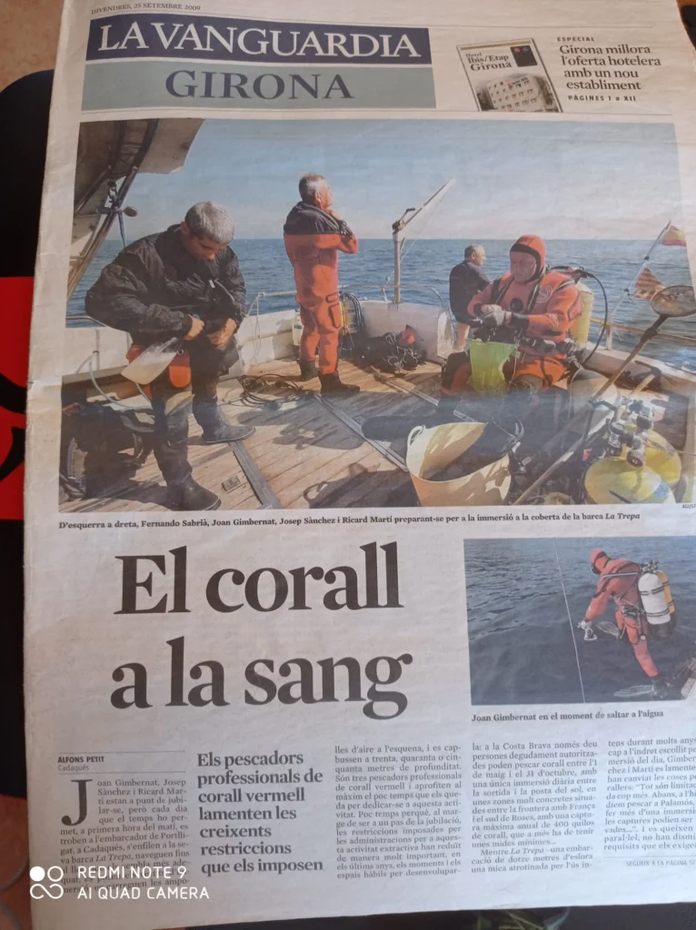 5. FERNANDO SABRIA AND OTHERS DIVERS INTERVIEWD BY LA VANGUARDIA